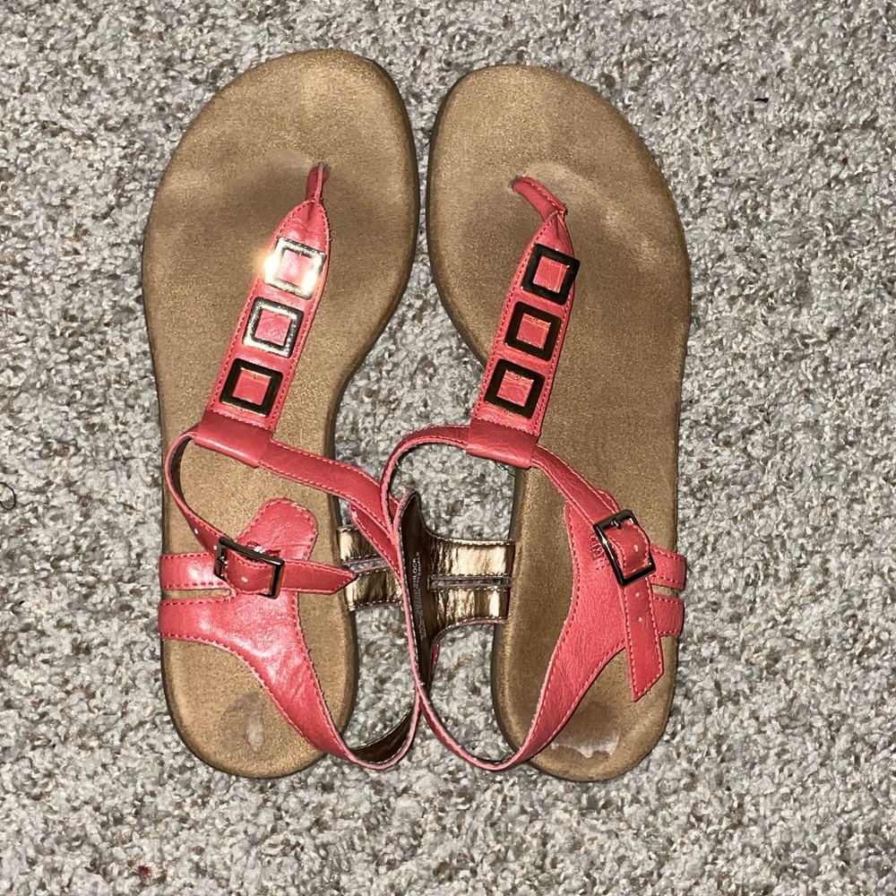Orange Sandals